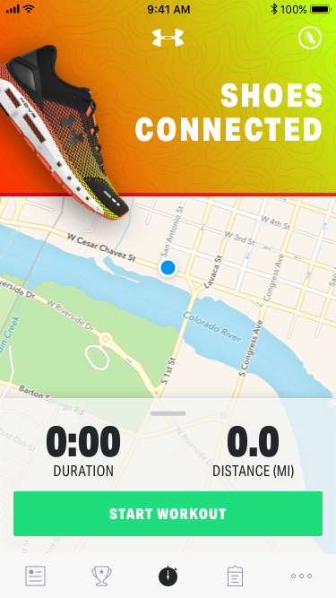 Under armour running outlet app