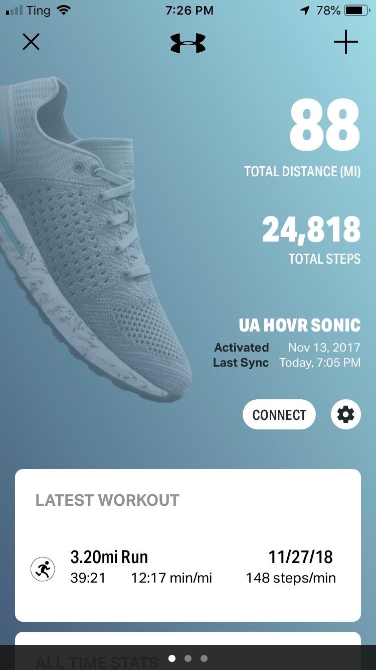 Ua connected shop shoes