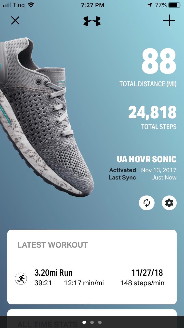 mapmyrun under armour shoes