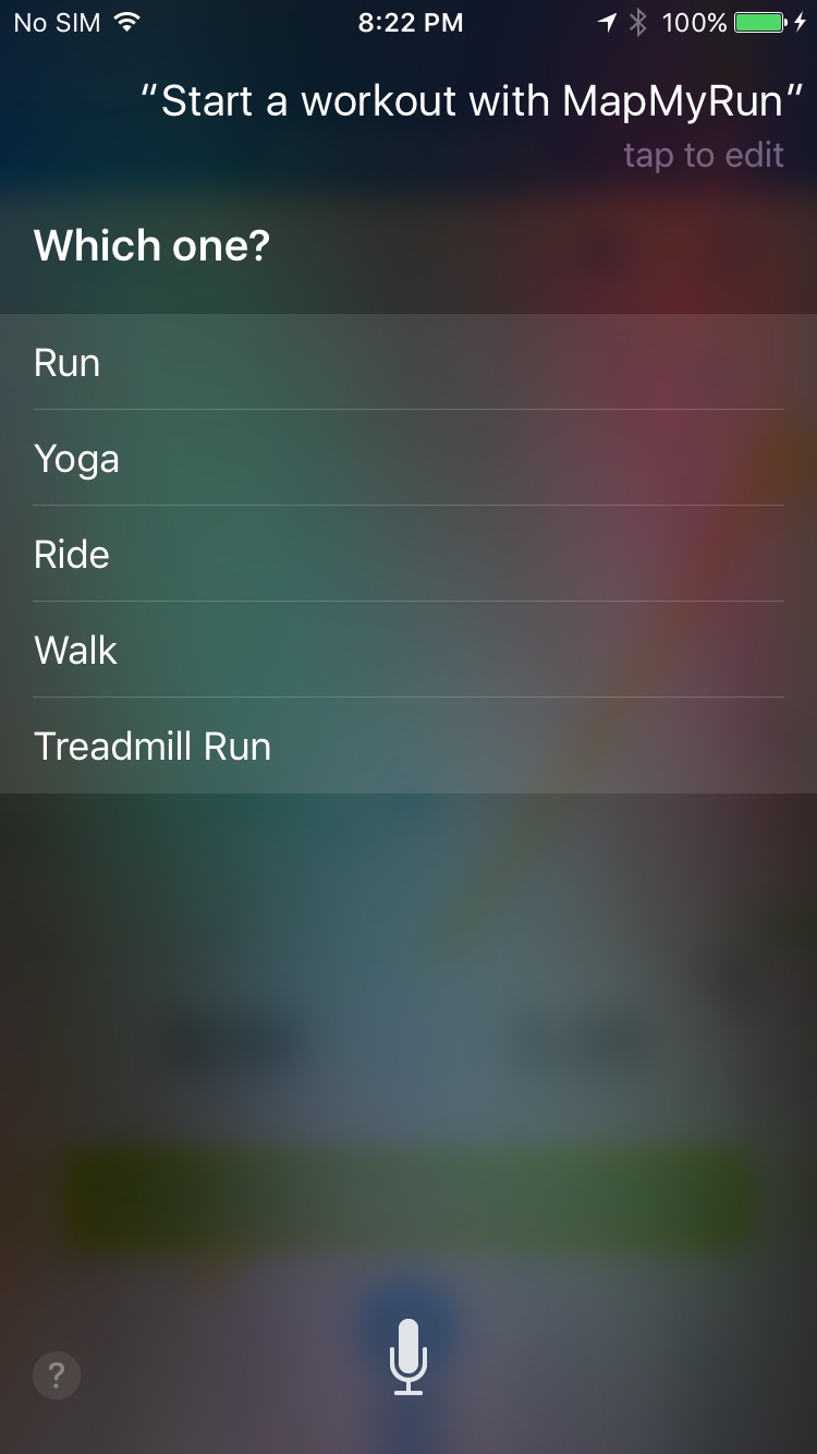 MapMyRun's Siri Integration – Under Armour