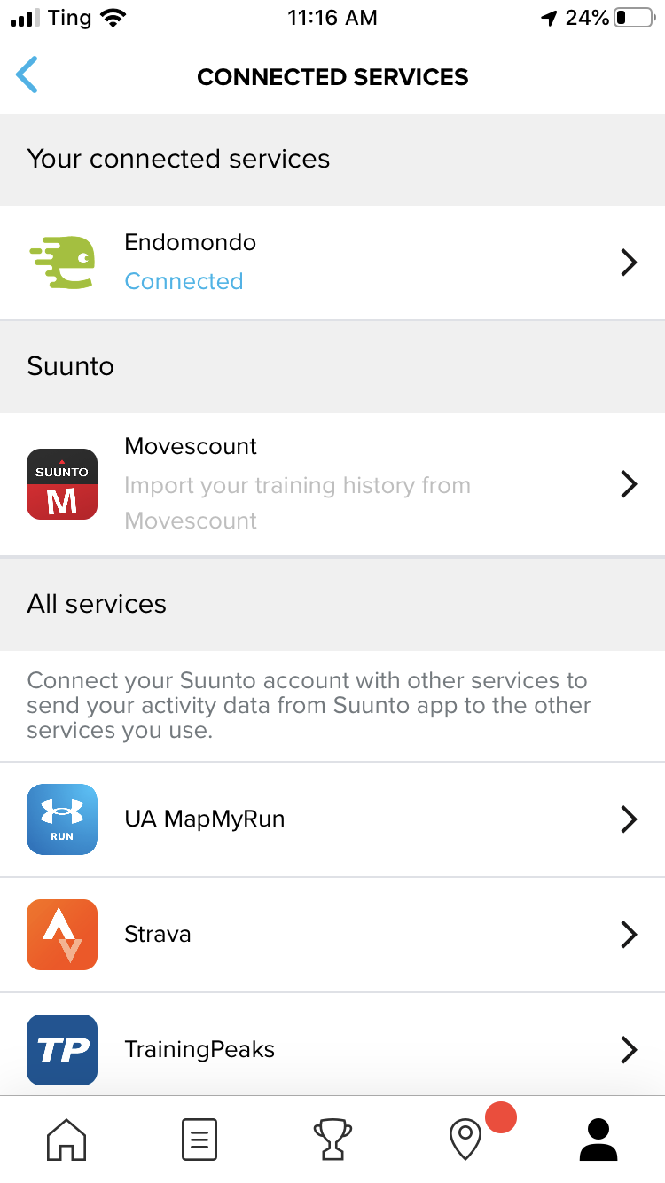 Suunto cheap movescount ios