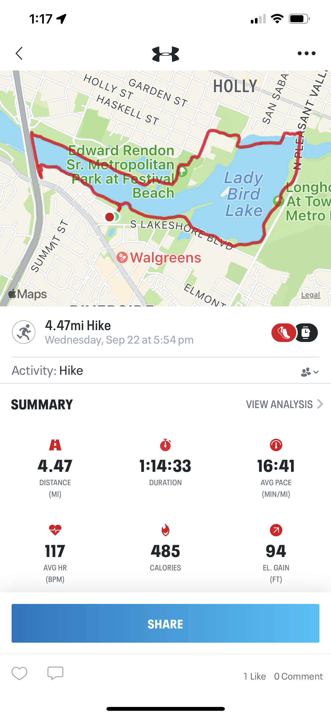 4 Miles From My Location Workout Splits – Under Armour